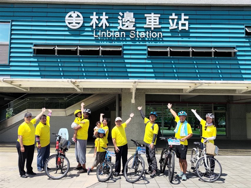 The Dapeng Bay National Scenic Area Administration of the Tourism Bureau, Ministry of Transportation and Communications, will host a cycling event at Linbian Station over six days: Friday, August 30th, Saturday, August 31st, Sunday, September 1st, Friday, September 6th, Saturday, September 7th, and Sunday, September 8th. (Photo / Dapeng Bay National Scenic Area Administration)